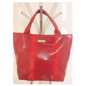 Shiseido Snake Skin Tote Bag 💼✨